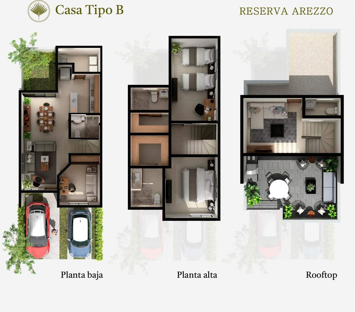 Plantas Casa Tipo B