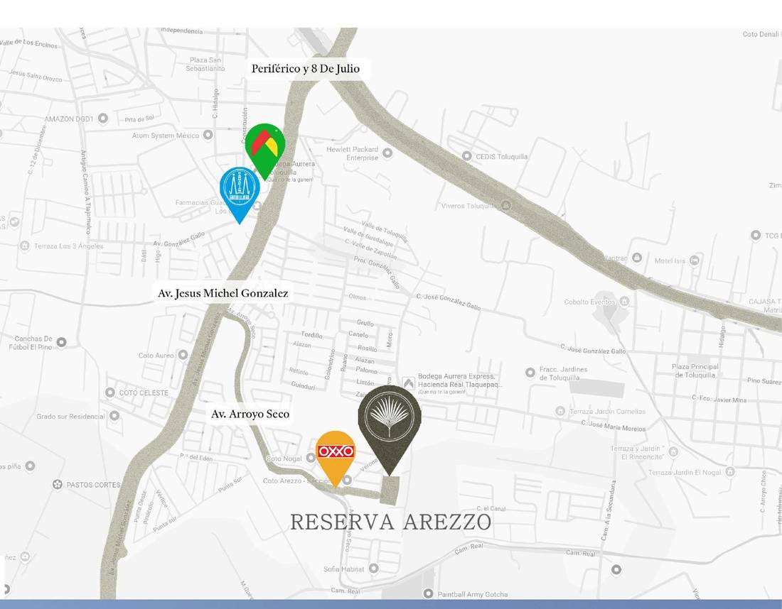 Ubicación de Reserva Arezzo